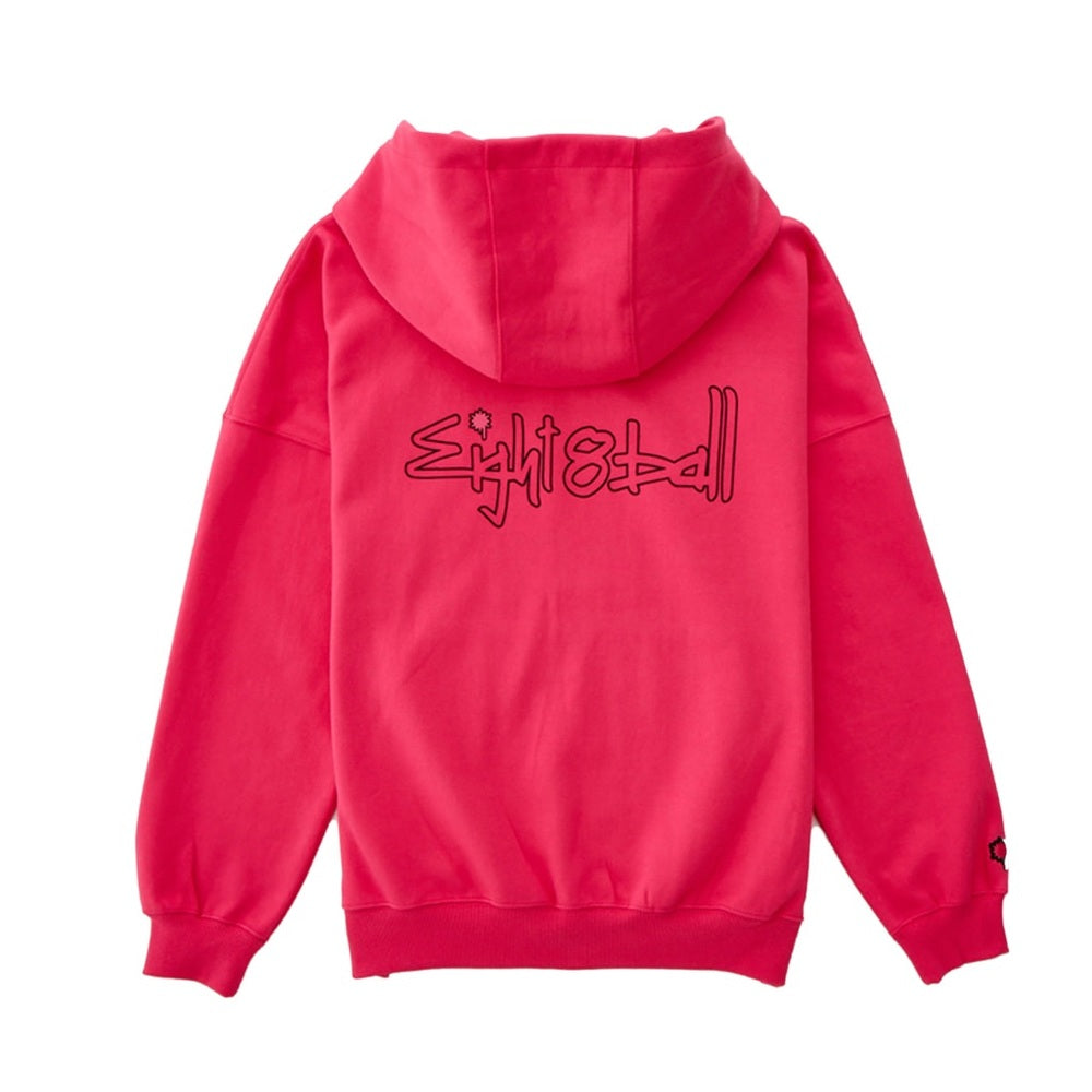 Silicon Ball Colored Hoodie Pink