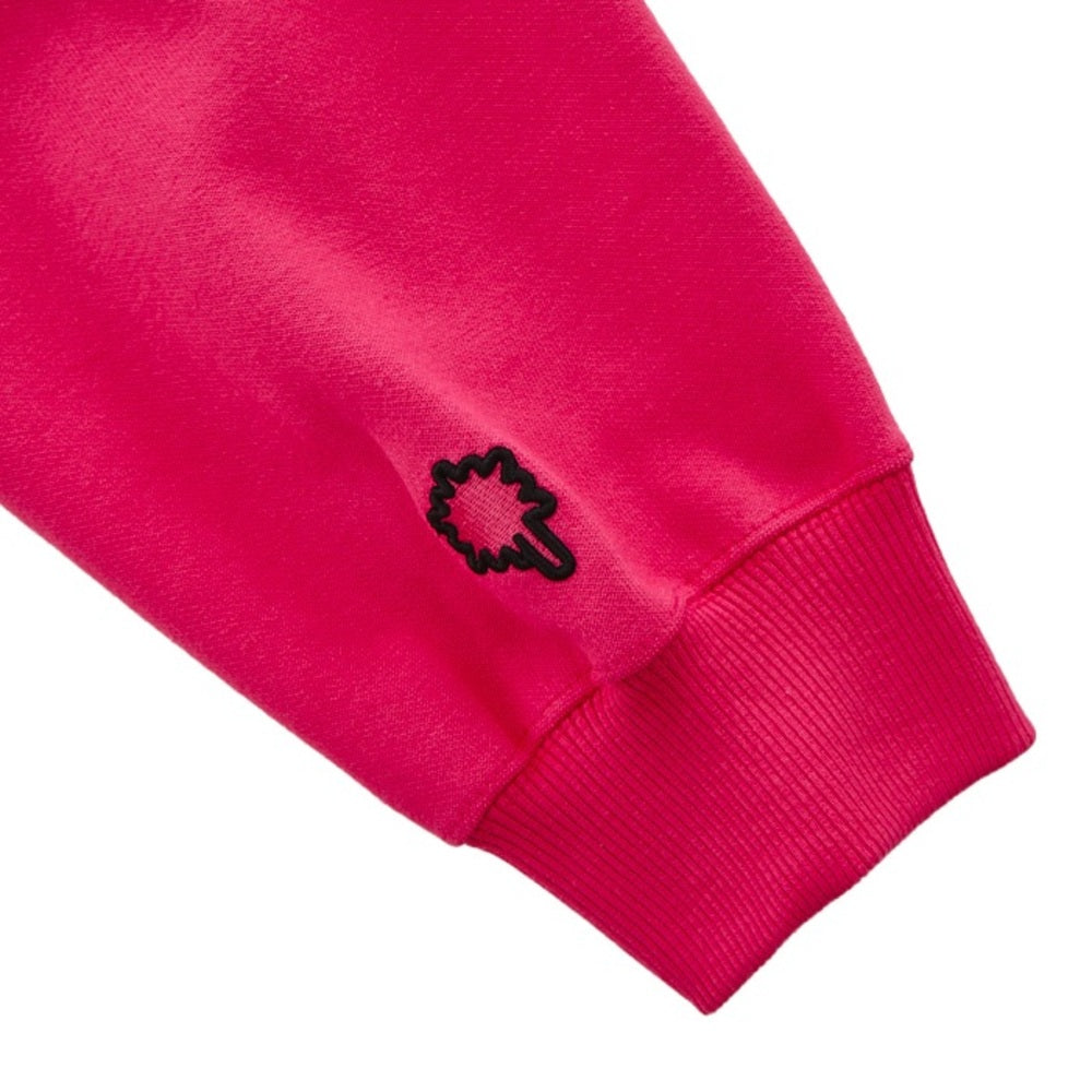 Silicon Ball Colored Hoodie Pink