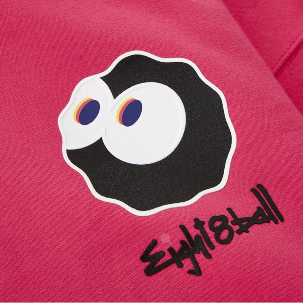 Silicon Ball Colored Hoodie Pink