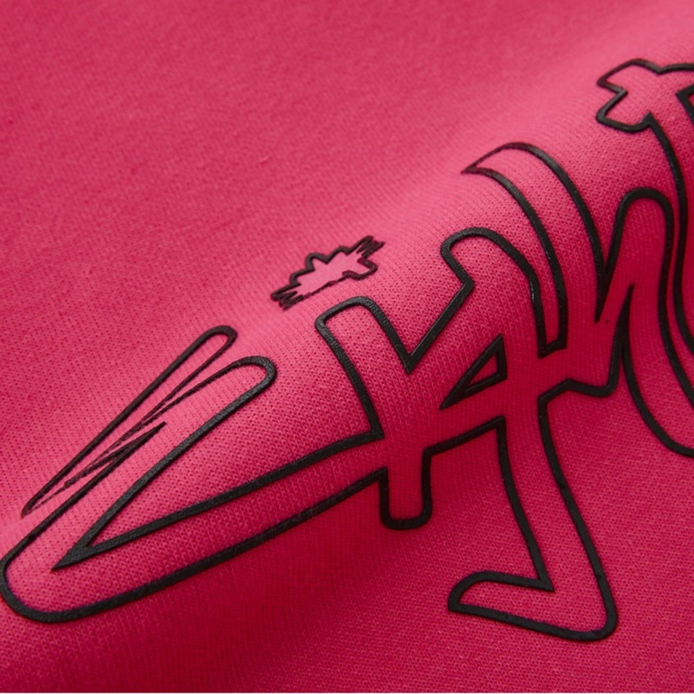 Silicon Ball Colored Hoodie Pink