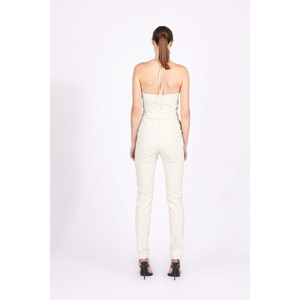 NONCHALANT Label Juno Vegan Leather Jumpsuit