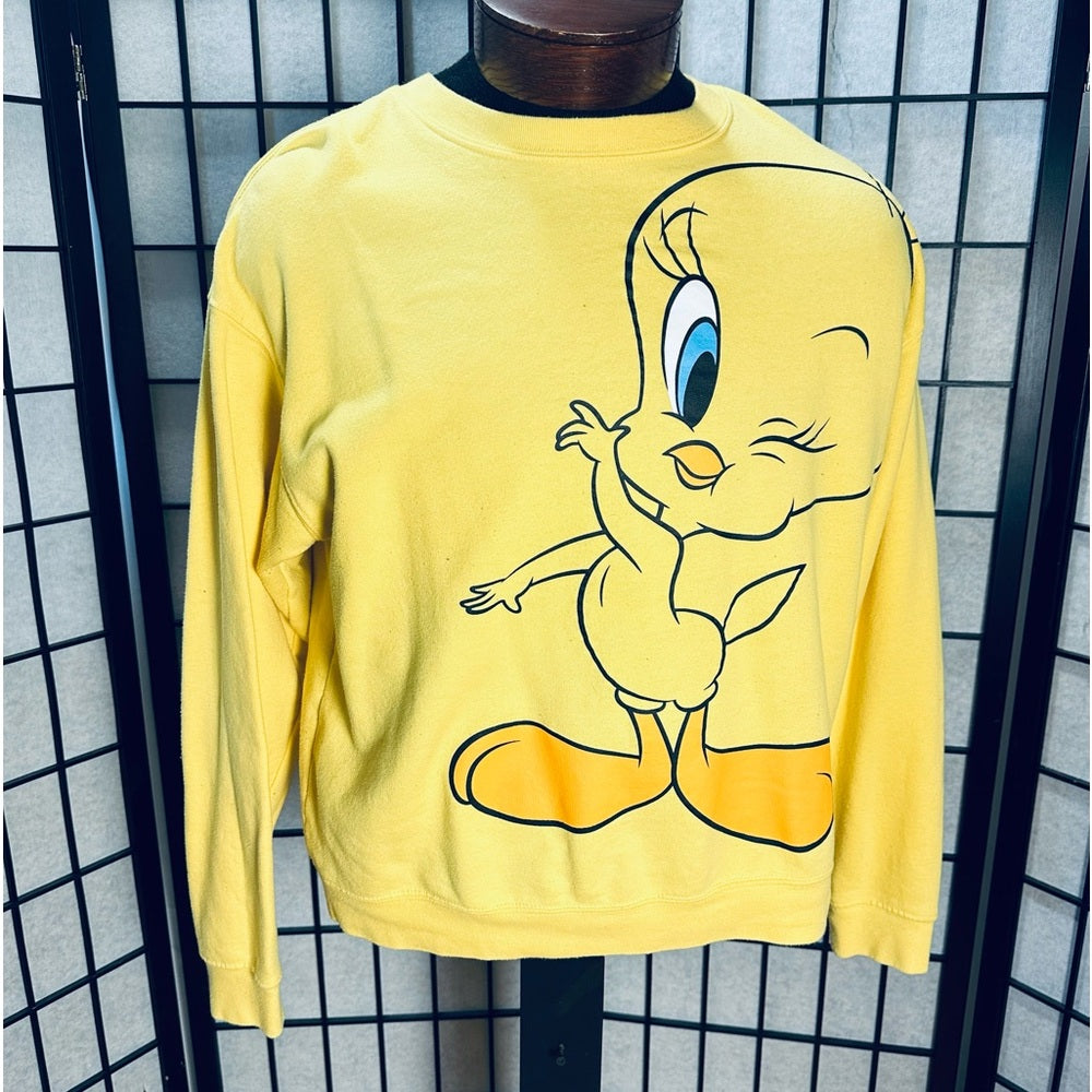 Looney Tunes Tweety Bird Yellow Vintage Sweatshirt