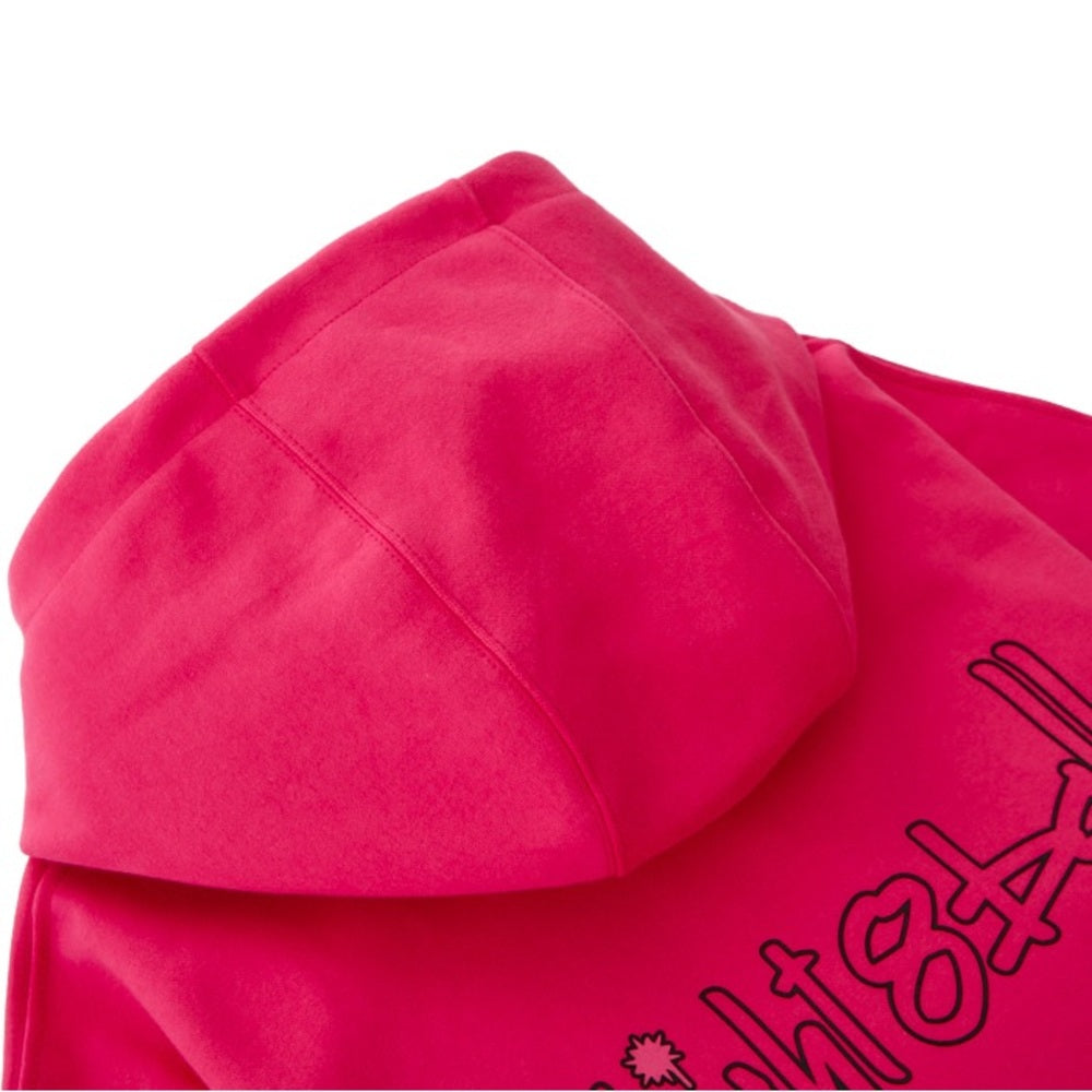 Silicon Ball Colored Hoodie Pink