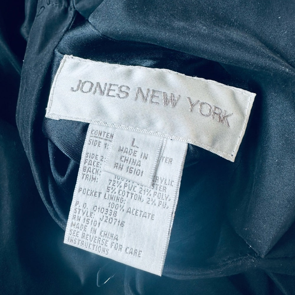 Jones New York Reversible Faux Fur Coat and Raincoat w/ Faux Fur Lining