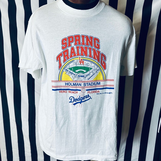Vintage 90's MLB Los Angeles Dodgers Spring Training Holman Stadium T-shirt