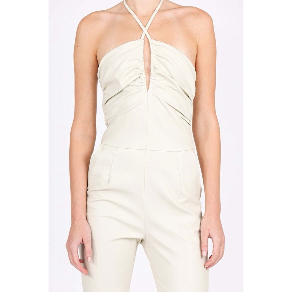 NONCHALANT Label Juno Vegan Leather Jumpsuit