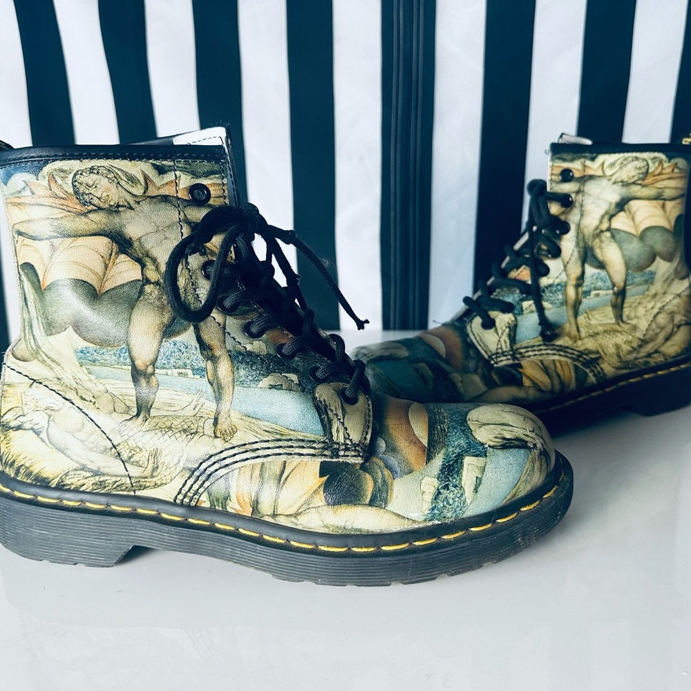 Dr. Martens 1460 Pascal Boots - Hieronymus Bosch Garden of Earthly Delights
