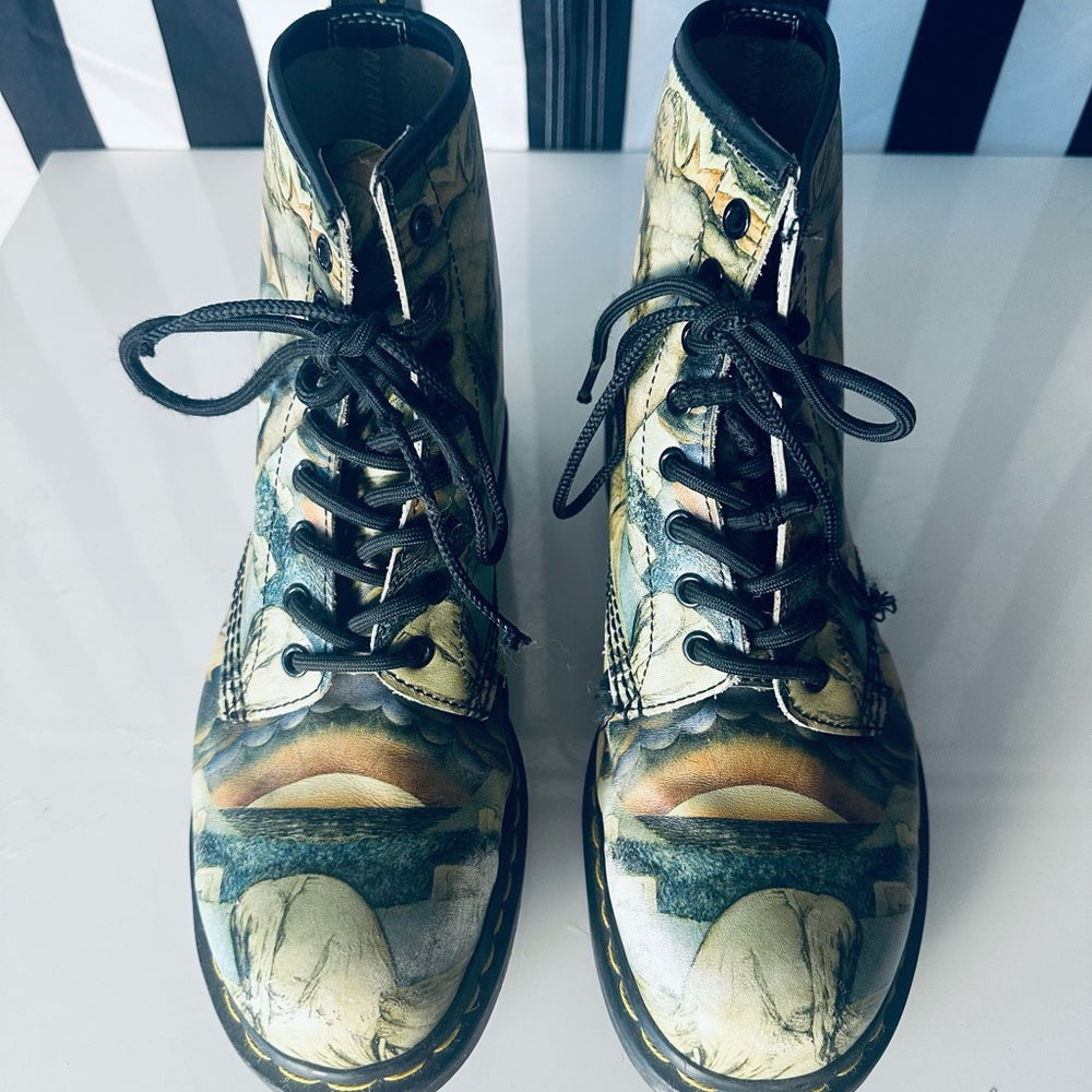 Dr. Martens 1460 Pascal Boots - Hieronymus Bosch Garden of Earthly Delights