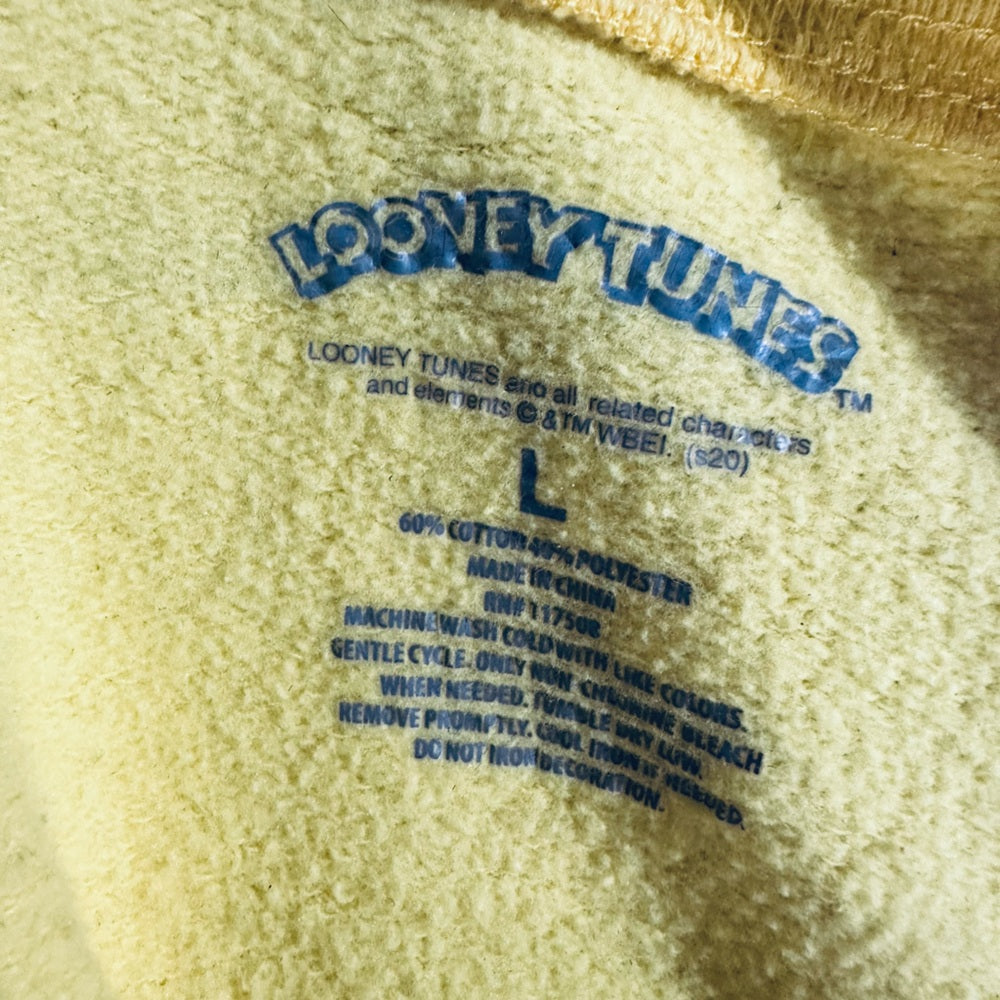 Looney Tunes Tweety Bird Yellow Vintage Sweatshirt