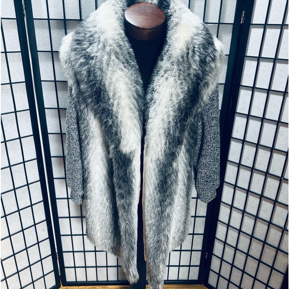 American Signature Vintage Bold Collar Faux Fur - Made in USA