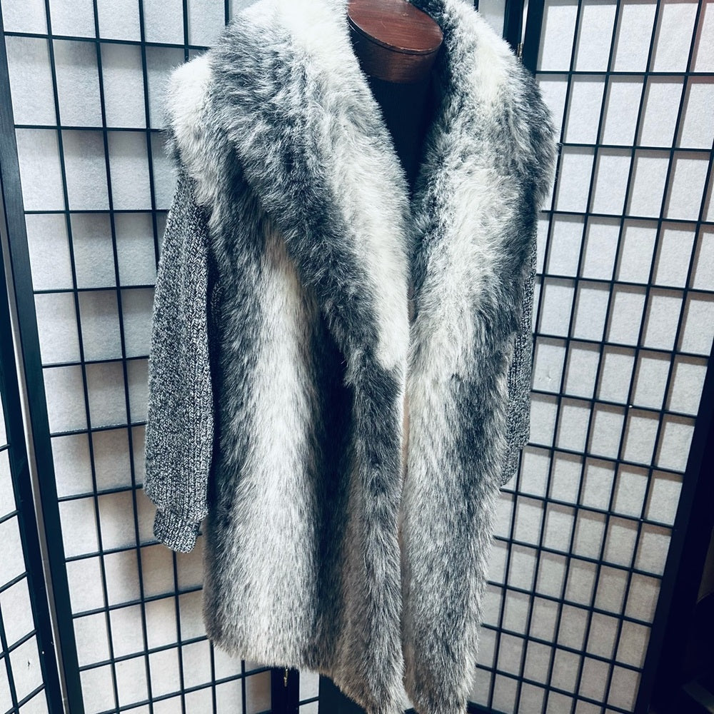 American Signature Vintage Bold Collar Faux Fur - Made in USA